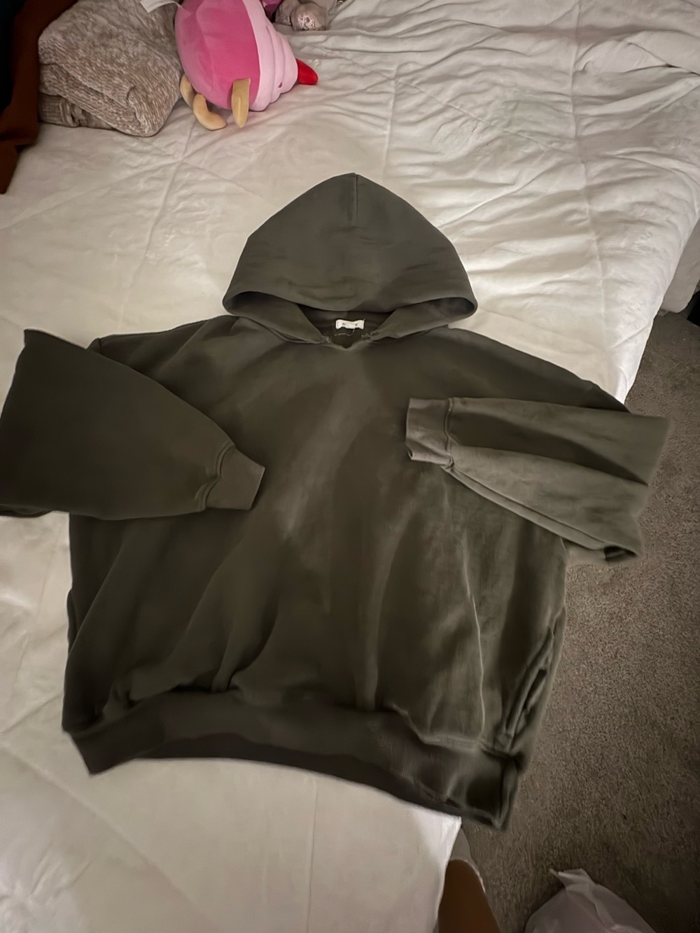 Garage dark green hoodie